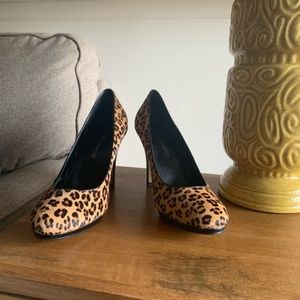 FRANCO SARTO NAPOLI Calf Hair LEOPARD Heels 9.5 😍